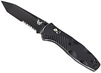 Benchmade - Barrage 583 Tactical Knife, Serrated Tanto Blade with Black Handle (583SBK)