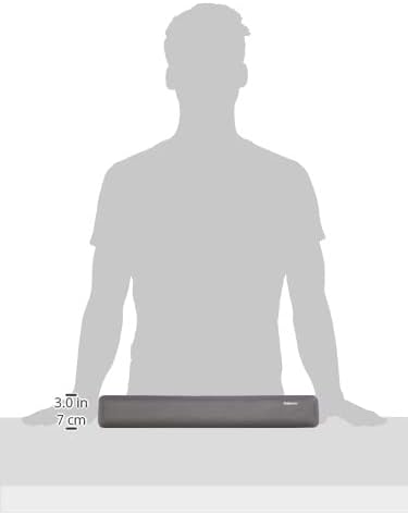 Fellowes 91737 Gel Wrist Rest - Graphite/Platinum (Pack of 3)