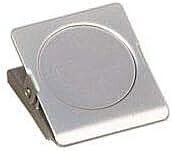 Office Depot Magnetic Clips, 1 3/4in., Silver, Pack Of 3, AV-MGL