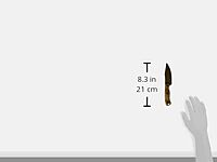 KA-BAR Becker Harpoon BK18 Fixed Blade Knife, 4.5in, Tan