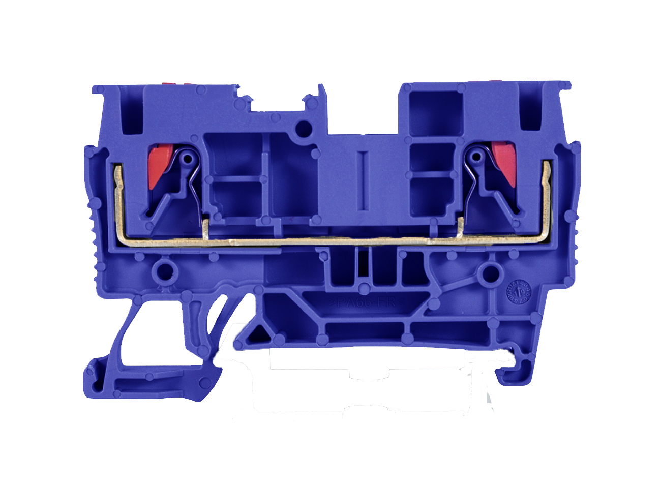 КЛЕММНИК ПРУЖИН 2,5ММ2 2ТЧК СИНИЙ