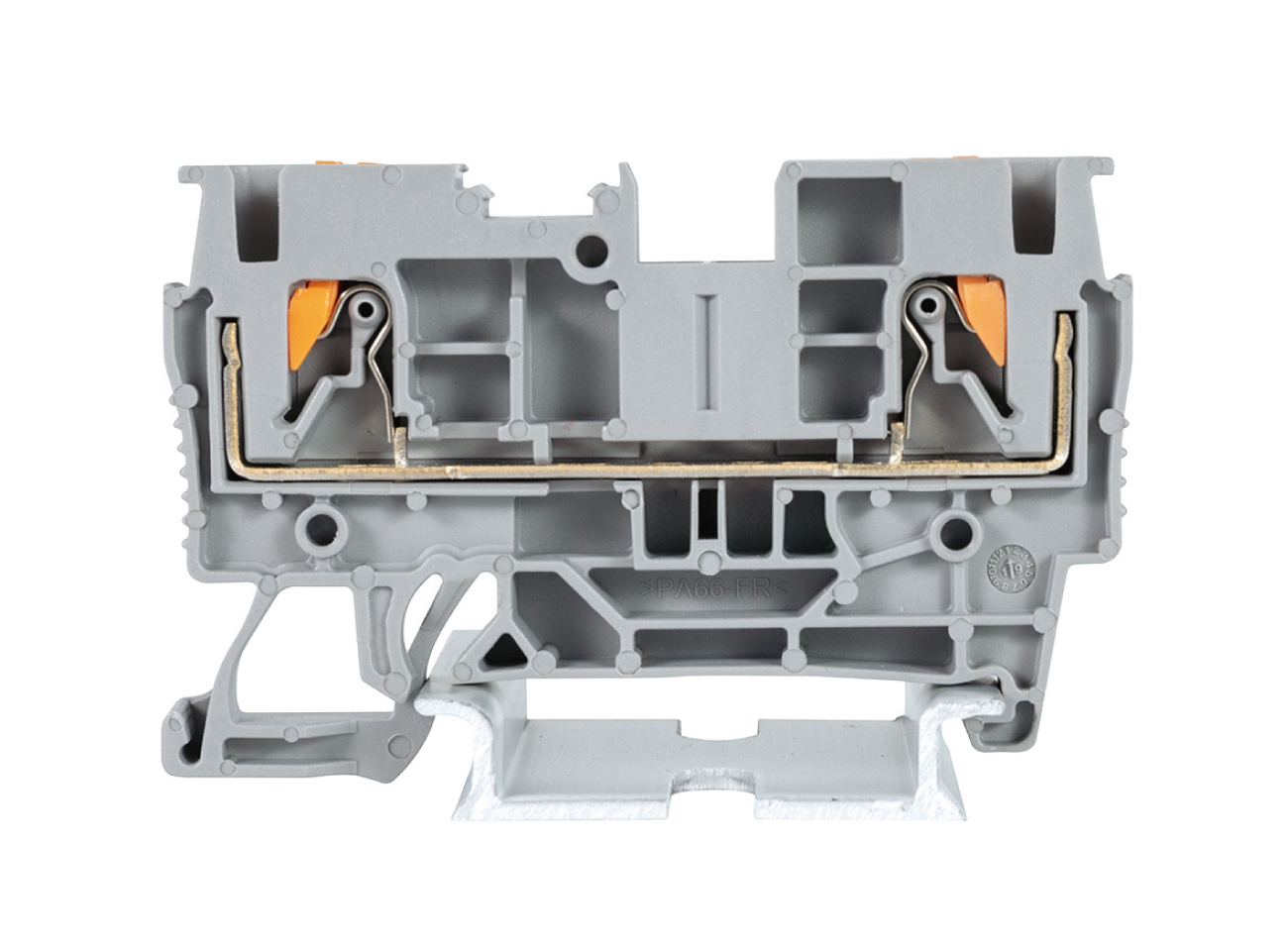 КЛЕММНИК ПРУЖИН 4ММ2 2ТЧК СЕРЫЙ
