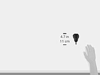 Standard Horizon MH-73A4B Speaker/Microphone Black, Small Microphone Standard Packaging