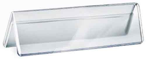 Azar Displays Acrylic Two-Sided Nameplates (Pack of 10)