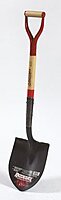 Razor-Back 43205 Round Point Shovel with Wood Handle and Steel D-Grip