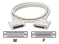 C2G 02655 DB25 M/F Serial RS232 Extension Cable, Beige (6 Feet, 1.82 Meters)