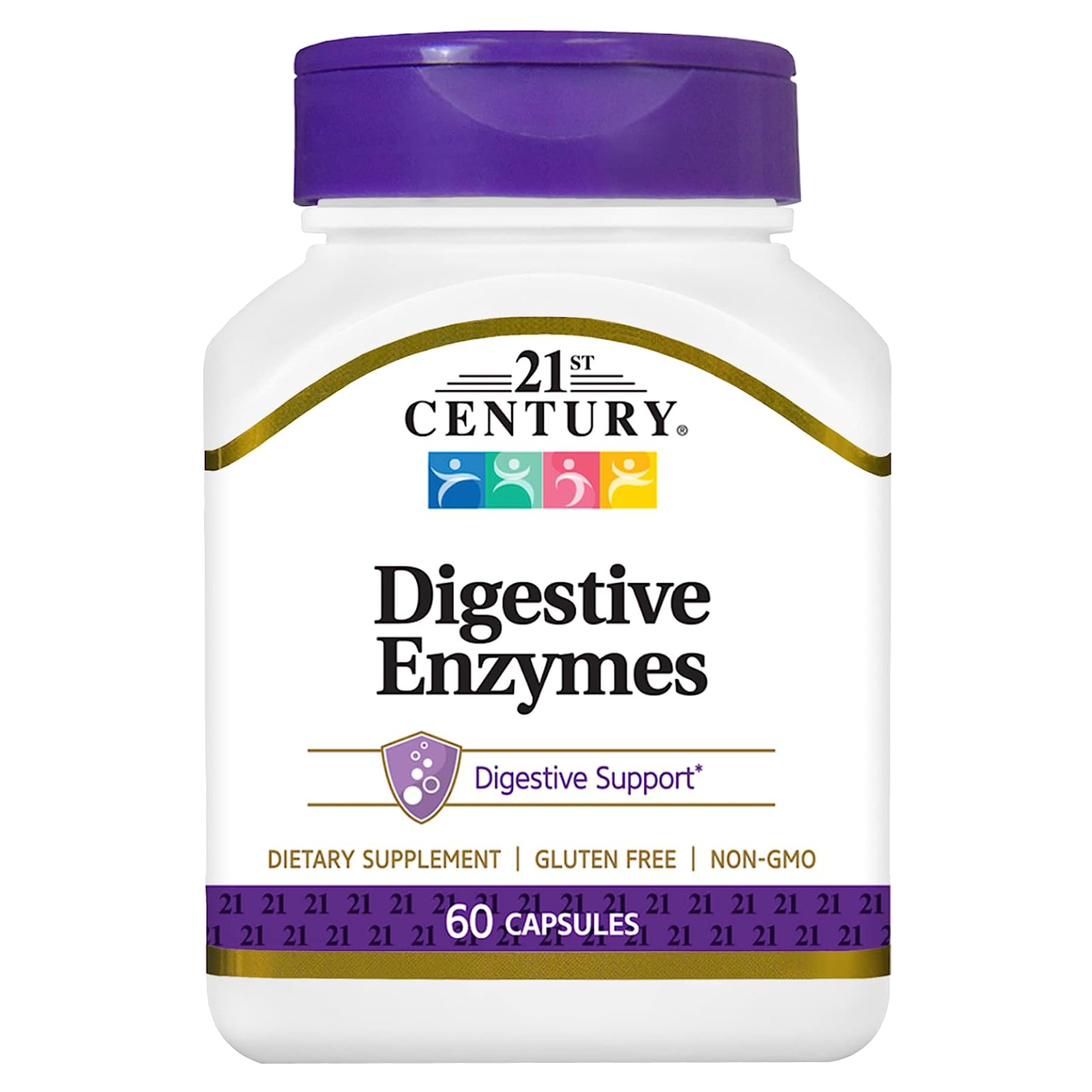 21St Century Digestive Enzymes Capsules 60's