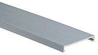 Panduit Panduct C2LG6 Type C Duct Cover, 6 ft L x 2.29 in W x 0.35 in H, PVC, Light Gray
