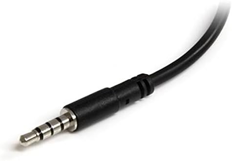 StarTech.com 3.5mm Headset Splitter Adapter (Combo to Separate Mic & Headphone)