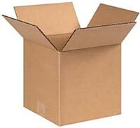Partners Brand Corrugated Cartons, 8in x 8in x 8in, Kraft, Pack Of 25
