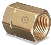 Western Enterprises 61 Brass Cylinder Adaptors, CGA-300 Commercial Acetylene to CGA-510 POL Acetylene
