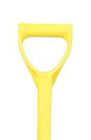 Nupla Ergo Round Point Garden Shovel Spade with Durable 27 inch Fiberglass Handle and 14 Gauge Heavy Duty Blade
