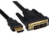 Unirise HDMI Male to DVI-D 12+1 M-M Cable - 15 ft DVI/HDMI A/V Cable - HDMID15FMM