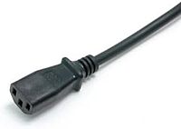 StarTech.com 2m (6ft) Computer Power Cord, 18AWG, EU Schuko To C13, 10A 250V, Black Replacement AC Power Cord