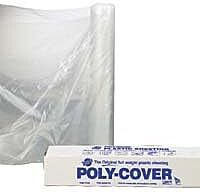 WARP BROTHERS 20'X100' 3-MIL CLEAR POLY COVER