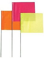 4"X5"X24" Wire Oranglostake Flag