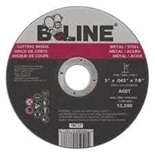 B-Line Abrasives 903-41858 T27 Grinding Wheel 4 x 0.12 x 0.62 in.