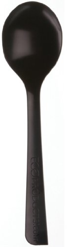 Eco-Products 6" Recycled Plastic Cutlery and Utensils, 100% Post-Consumer Recycled Polystyrene