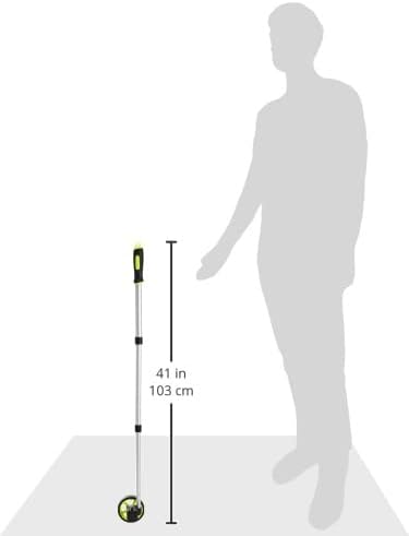 Komelon ML1212 Meter-Man 4-Inch Measuring Wheel, Silver 4in - Diameter Wheel