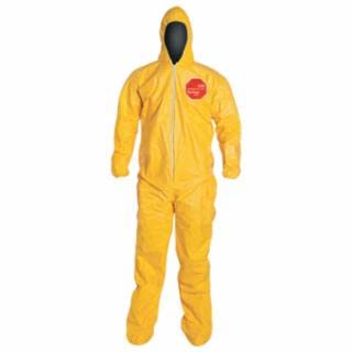 DuPont Tychem 2000 QC Disposable Coverall Yellow - 4X-Large, Zipper, 2.5 oz