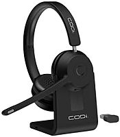 CODi Bluetooth Wireless Dual Ear Stereo Headset - with AI-Environmental Noise Cancellation (ENC) technology