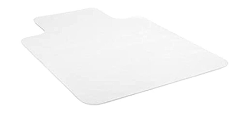 Mount-It! Plastic Desk Chair Mat For Hardwood Floor, 47in x 35.5in, Clear