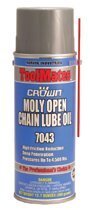 Aervoe Moly Oil Open Chain Lube, 16 oz Aerosol Can - 7043
