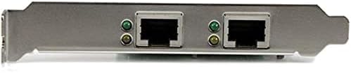 StarTech.com Dual Port PCIe Network Card - Low Profile - RJ45 Port - Realtek RTL8111H Chipset - (ST1000SPEXD4)