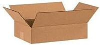 Flat Corrugated Boxes, 15 x 10 x 4 - 25 EACH PER BUNDLE [PRICE is per BUNDLE]