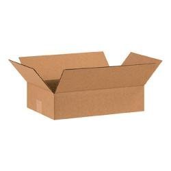 Flat Corrugated Boxes, 15 x 10 x 4 - 25 EACH PER BUNDLE [PRICE is per BUNDLE]