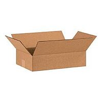 Flat Corrugated Boxes, 15 x 10 x 4 - 25 EACH PER BUNDLE [PRICE is per BUNDLE]