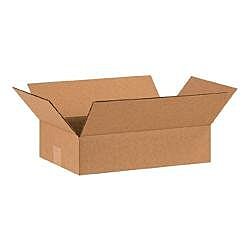 Flat Corrugated Boxes, 15 x 10 x 4 - 25 EACH PER BUNDLE [PRICE is per BUNDLE]