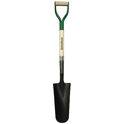 Union Tools Drain & Post Spades - ds14 14" Drain Spade w/Metal u-d top