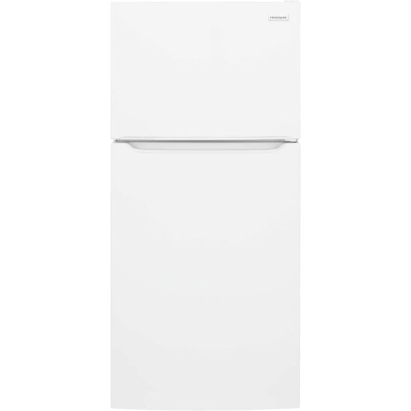 Frigidaire FFTR2045V 30 Inch Wide 20 Cu. Ft. Top Freezer Refrigerator with Crisper Bins and LED Lights - White
