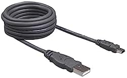 Belkin F3U138B06 USB Cable - 5.91 ft USB Data Transfer Cable - First End: 5-pin Mini USB Type B - Black