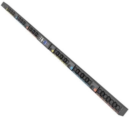 Eaton Universal-Input Metered PDU G4, 208V and 415/240V, 42 Outlets, Input Cable Sold Separately, End-Entry Input
