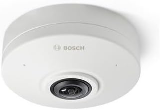 BOSCH NDS-5703-F360 FLEXIDOME 5100i 6MP HDR 360° Panoramic Dome IP Camera with Microphone Array, 1.155mm Lens, White