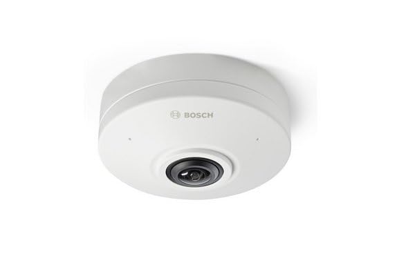 BOSCH NDS-5703-F360 FLEXIDOME 5100i 6MP HDR 360° Panoramic Dome IP Camera with Microphone Array, 1.155mm Lens, White