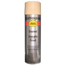 Rust-Oleum Hard Hat High Performance V2100 System Rust Preventive Enamel Spray Paint, 15 Oz, Gloss Tan, Case Of 6 Cans