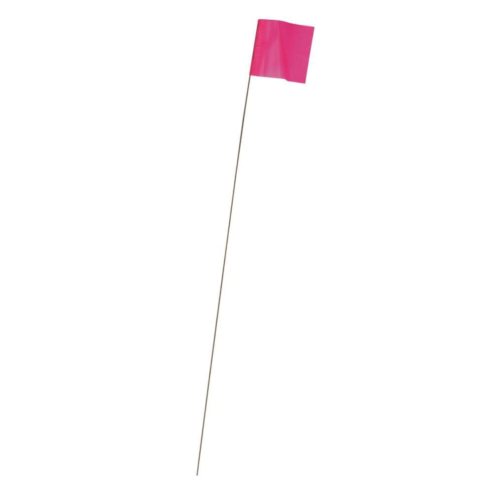 Irwin 100 Piece Florescent Pink Stake Flags