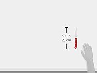 Oster Evansville 14 Piece Stainless Steel Kitchen Cutlery Stainless Steel Knife Block Set