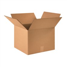 Corrugated Shipping Boxes, 16"L x 16"W x 12"D