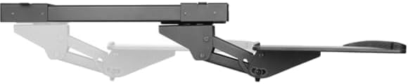 StarTech.com Under Desk-Mount Keyboard Tray - 26.4” Wide - Adjustable - Ergonomic Slide-Out Keyboard Shelf with Tilt