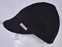 Comeaux Caps Reversible Welding Cap Solid Black 7 1/2