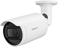 Hanwha Techwin 9ANO-L7082R 4 Megapixel Network Camera, 98.43’ Infrared Night Vision, Hallway View (90⁰/270⁰), LDC Support