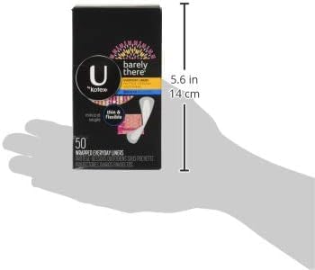 U by Kotex Barely There Thin Lines - 50 ct, Pack of 3