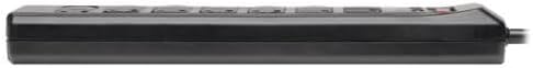 Tripp Lite 7 Right Angle Outlet Surge Protector Power Strip, 6ft. Cord, Right Angle Plug, 1440 Joules, Tel/Modem Protection