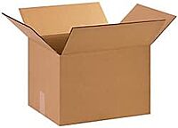 Office Depot Brand Corrugated Cartons, 15in x 12in x 10in, Kraft, Pack Of 25