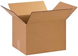 Office Depot Brand Corrugated Cartons, 15in x 12in x 10in, Kraft, Pack Of 25