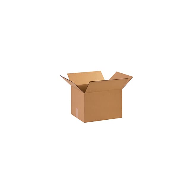Office Depot Brand Corrugated Cartons, 15in x 12in x 10in, Kraft, Pack Of 25